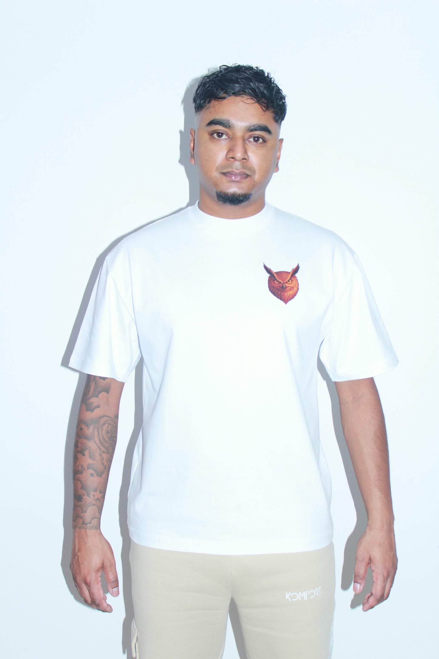 Nightwise collection '26 white tshirt