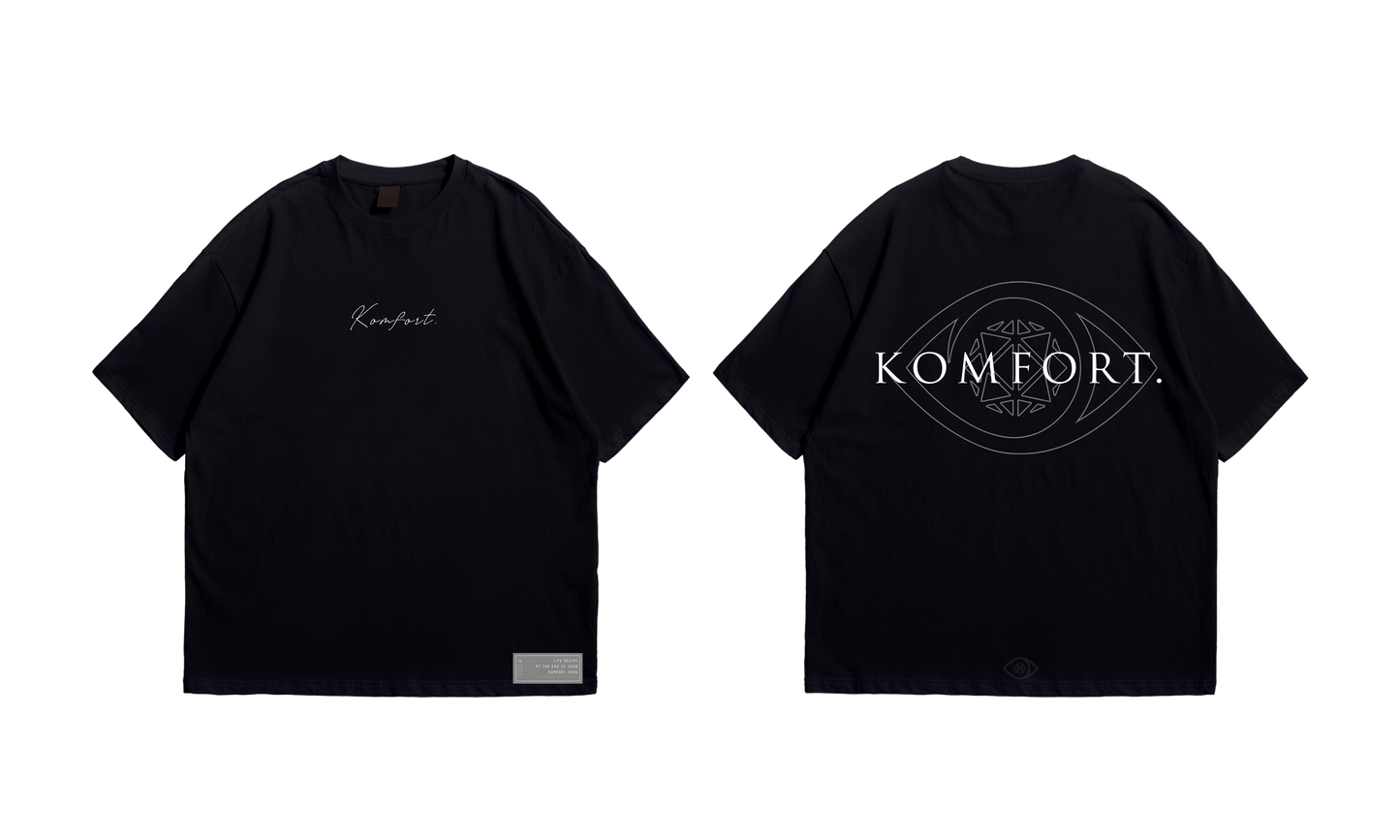 Regular fit black t-shirt '23/'24