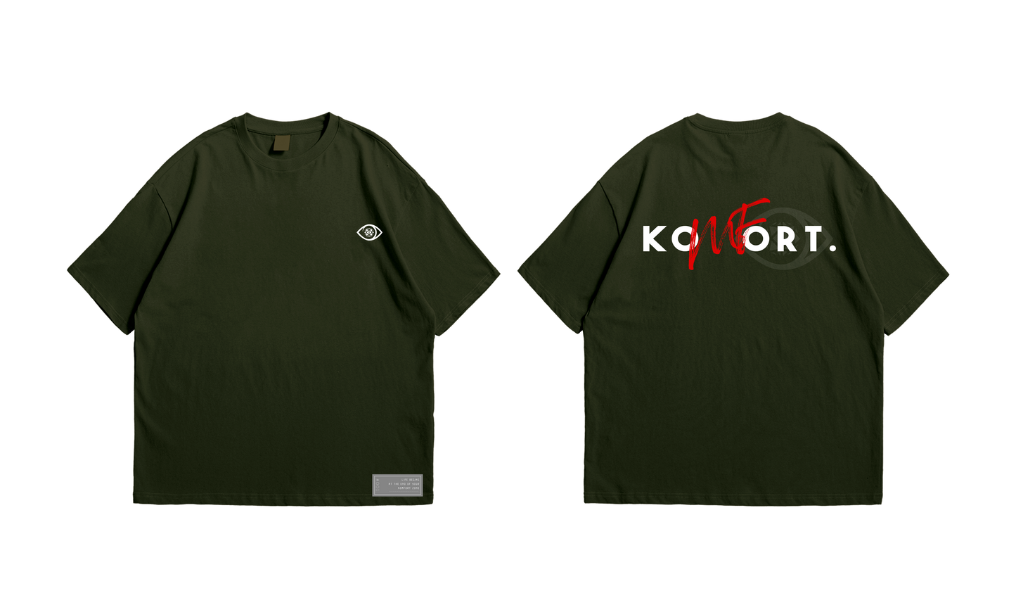 Oversized fit green t-shirt '23/'24